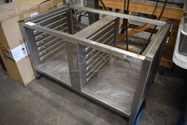 Rational Stainless Steel Commercial Double Pan Rack Stand for Oven. 48x28x29 - Image 1 of 4