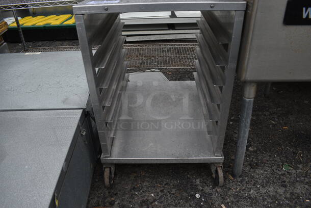 Metal Commercial Pan Transport Rack on Commercial Casters. 21x27x31 - Image 3 of 3