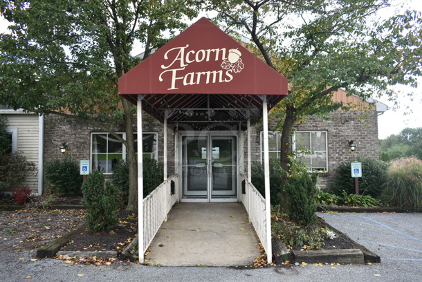 Acorn Farms Awning w/ Lights. BUYER MUST REMOVE. (outside) - Image 1 of 8