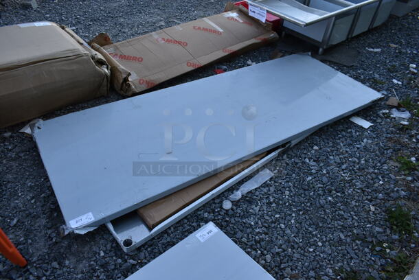 BRAND NEW SCRATCH AND DENT! Regency Stainless Steel Commercial Tabletop and Under Shelf. - Image 1 of 3