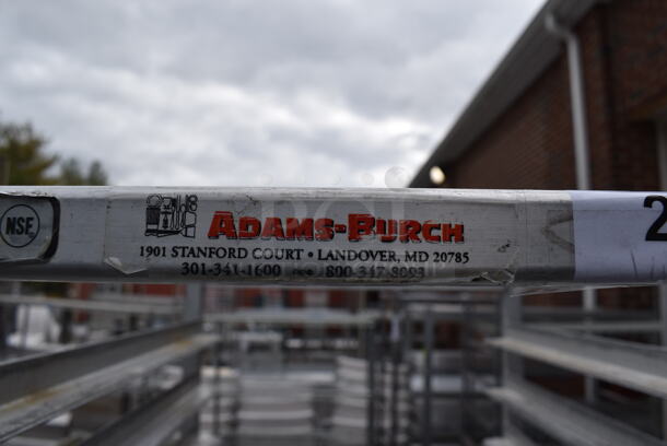 Metal Commercial Pan Transport Rack on Commercial Casters. 21x26x69 - Image 5 of 6