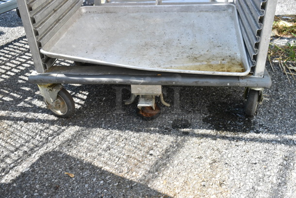 Metal Commercial Pan Transport on Commercial Casters.  - Image 3 of 4