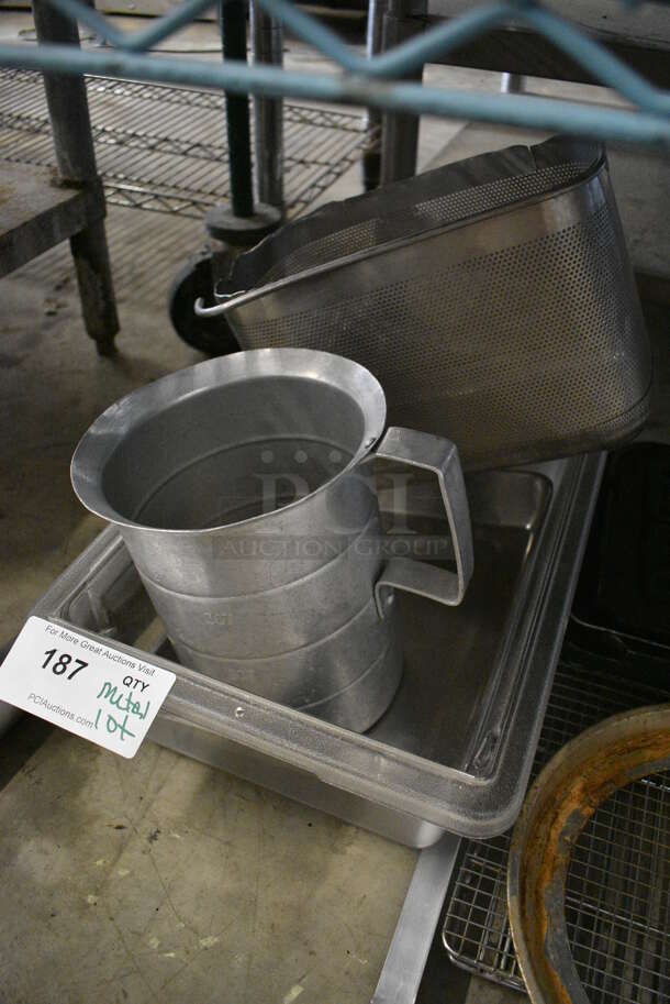 ALL ONE MONEY! Lot of Various Metal Items Including Pitcher and Cooling Racks - Image 4 of 4