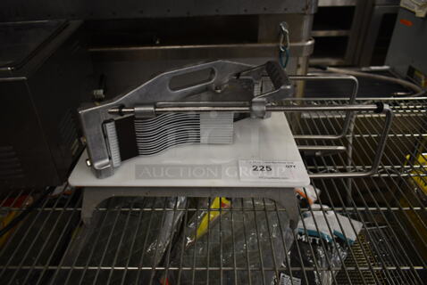 Metal Commercial Countertop Tomato Slicer.
