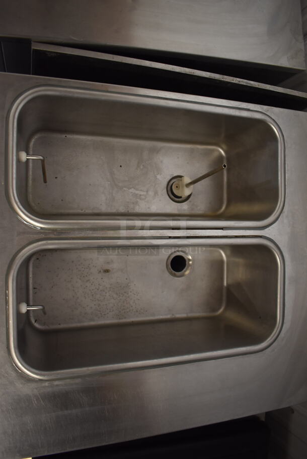 Stoelting SF144-38I Air Cooled Commercial Stainless Steel Countertop 2 Hopper Soft Serve Ice Cream/Smoothie Machine. 240 Volts, 1 Phase. - Image 5 of 6