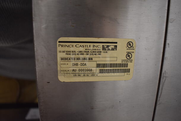 Prince Castle DHB-DDA Commercial Stainless Steel Electric Countertop Food Warmer/Holding Cabinet. 120V.  - Image 6 of 6