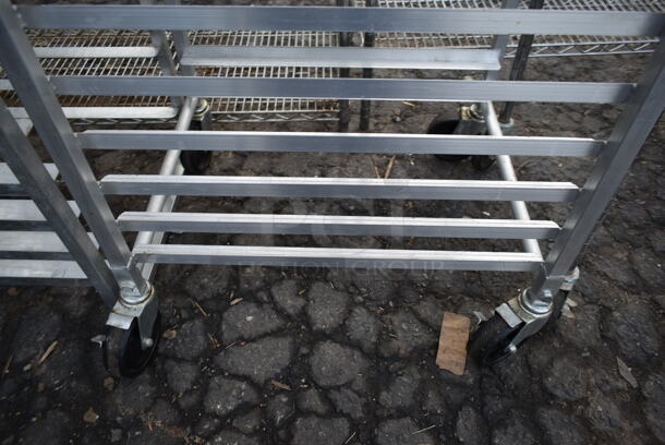 Metal Commercial Pan Transport Rack on Commercial Casters. - Image 2 of 3
