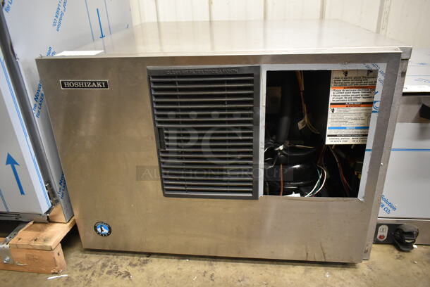 LIKE NEW! 2023 Hoshizaki KML-325MAJ Stainless Steel Commercial Ice Head. 115 Volts, 1 Phase.  - Image 3 of 4