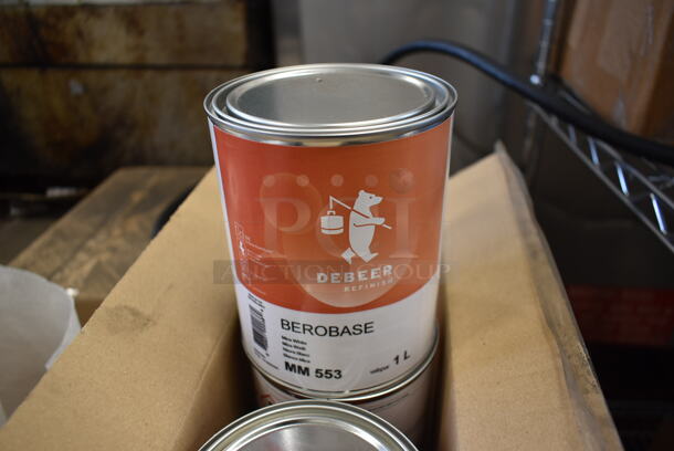 6 BRAND NEW! Boxes of 3 Debeer MM 553 UN 1263 1 Liter Paint Cans. 6 Times Your Bid! - Image 4 of 5