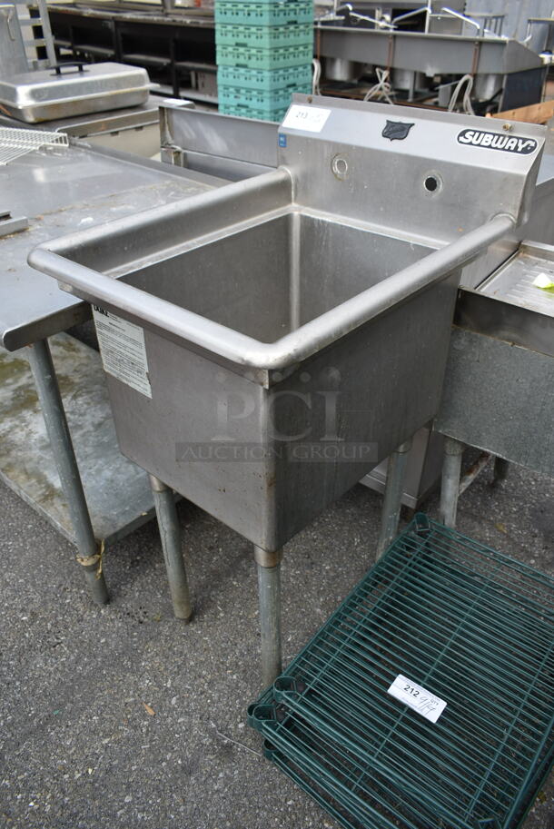 Duke Stainless Steel Commercial Single Bay Sink. - Image 5 of 5