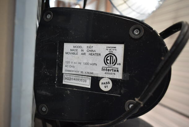 Lasko 5307 Metal Movable Air Heater. 120 Volts, 1 Phase. - Image 4 of 5