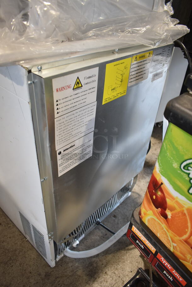 BRAND NEW SCRATCH AND DENT! Hoocoo HCIM-40 Stainless Steel Commercial Undercounter Self Contained Ice Machine. 115 Volts, 1 Phase. - Image 8 of 9
