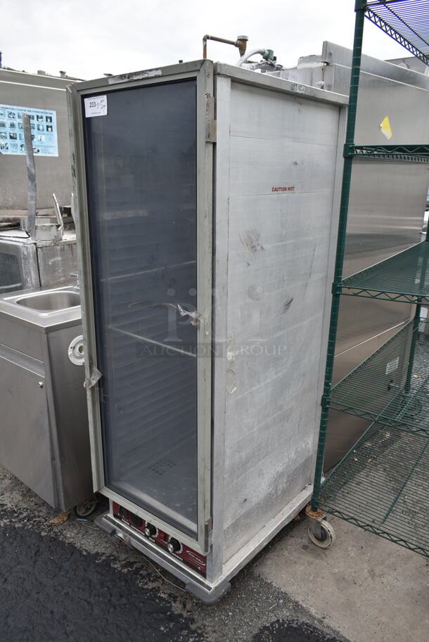 Win-holt NHPL-1836C Metal Commercial Single Door Reach In Warming Heating Proofing Cabinet on Commercial Casters. 120 Volts, 1 Phase.  - Image 2 of 7