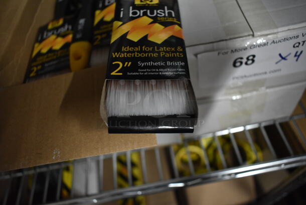 4 Boxes of 6 BRAND NEW! I Brush Series 2" Synthetic Bristle Paint Brushes. Total of 24. 4 Times Your Bid! - Image 4 of 4