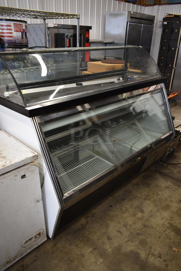 Marc CG-651C Metal Commercial Floor Style Deli Display Case Merchandiser w/ Top Display. 120 Volts, 1 Phase. Tested and Powers On But Does Not Get Cold - Image 1 of 6