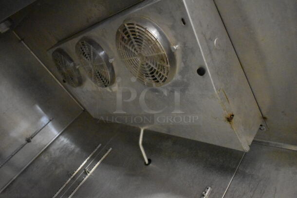 Continental 3F Stainless Steel Commercial 3 Door Reach In Freezer on Commercial Casters. 115/208-230 Volts, 1 Phase.  - Image 8 of 8