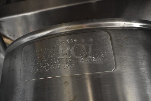 Cleveland KET20T Stainless Steel Commercial Electric Powered 20 Gallon Steam Kettle Tilting Kettle. 200-240 Volts. - Image 7 of 7