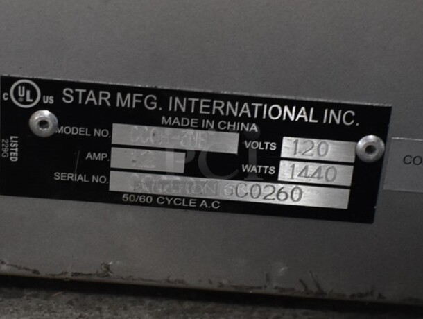 Star CCOH-3NB Stainless Steel Commercial Countertop Electric Powered Convection Oven w/ View Through Door and Metal Oven Racks. 120 Volts, 1 Phase. Tested and Does Not Power On - Image 5 of 5