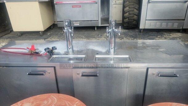 Beverage Air-Superior Draft Beer Cooler 2 keg On casters! - Image 2 of 4