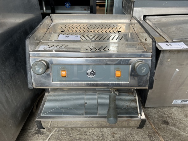 La Pavoni Stainless Steel Commercial Countertop Single Group Espresso Machine w/ Steam Wand. 208 Volts, 1 Phase. 20x18x21 - Image 1 of 5