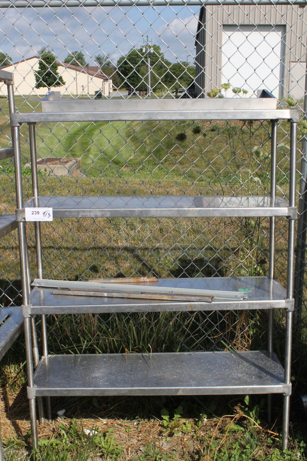 Metal 4 Tier Shelving Unit. - Image 1 of 3