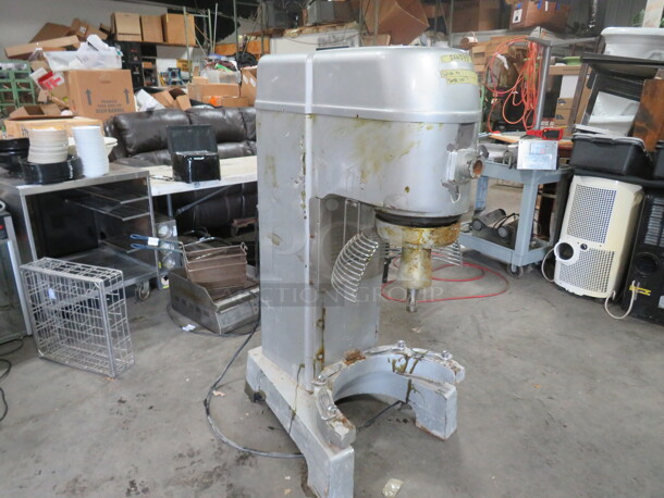 One Eurodib 60 Quart Planetary Mixer, With Bowl, Guard, And Paddle.  Model# M60A. 220 Volt. 3 Phase. 
