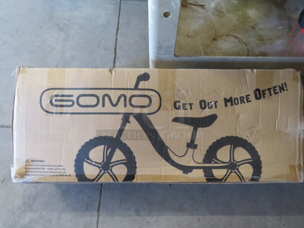 One Gomo Bicycle.