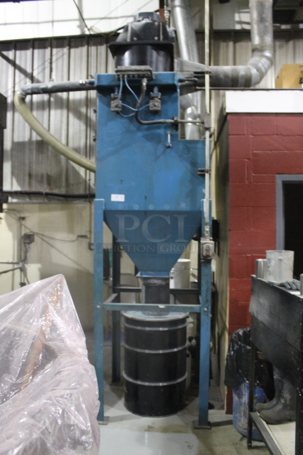 Crouse Hinds HHE1101-B Blue Metal Commercial Dust Collector. 3 Phase. BUYER MUST REMOVE. - Image 1 of 9