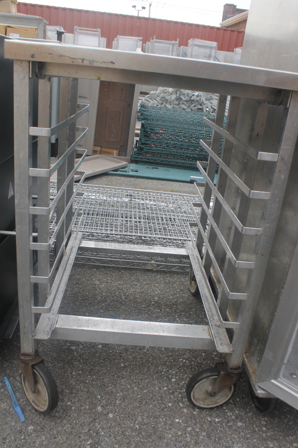 Metal Commercial Pan Transport Rack on Commercial Casters. - Image 3 of 4