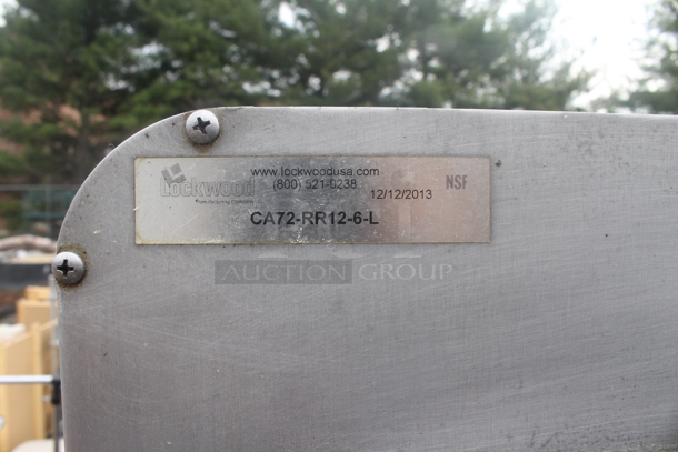 Lockwood Metal Commercial Enclosed Pan Transport Rack on Commercial Casters. - Image 6 of 6