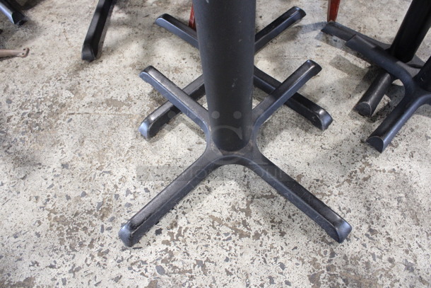 2 Black Metal Table Bases. 30x30x28. 2 Times Your Bid! - Image 2 of 4