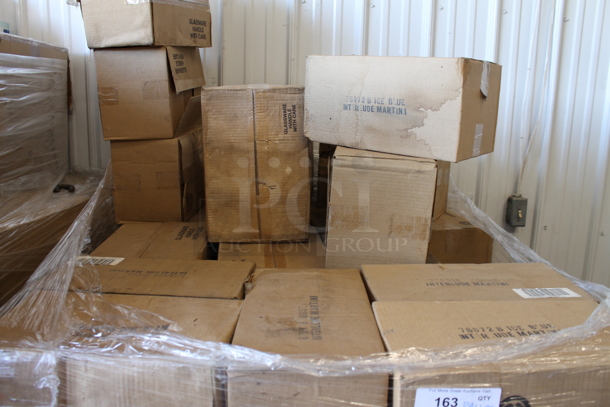 71 BRAND NEW Boxes of 6 Ice Blue 7BB72 B Martini Glasses. Total of 426 Glasses. 71 Times Your Bid! - Image 2 of 5