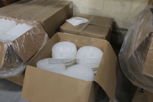 ALL ONE MONEY! Lot of Boxes of BRAND NEW Poly Bottles and Paramount Cylinder Quart Containers. BUYER MUST REMOVE. - Image 6 of 10