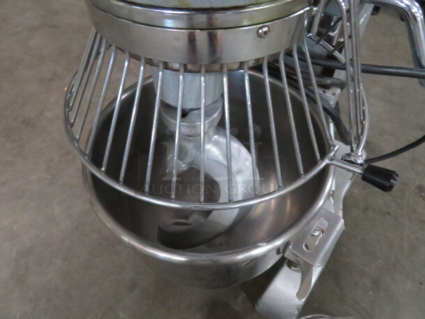 One Omcan 10 Quart Planetary Mixer With Guard Bowl, Hook And Whip. 110 Volt. Model# VFM-10B - Image 2 of 6