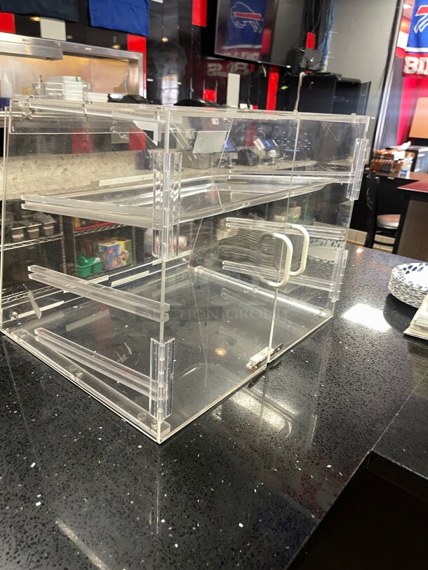 Clean! Choice 3 Tray Commercial Bakery Display Case with Rear Doors NSF - Image 6 of 8