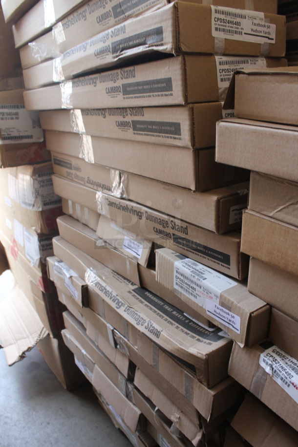 ALL ONE MONEY! PALLET LOT of NEW Cambro CPDS21H6480 Camshelving® Premium Dunnage Stand 21" and MORE! - Image 5 of 6