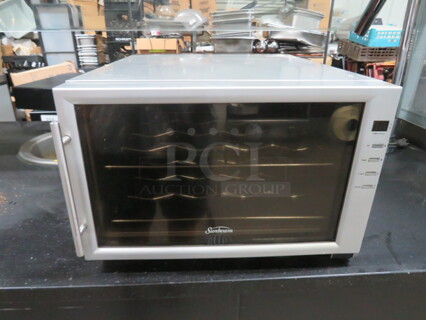 One WORKING Sunbeam Table Top Wine Cooler. Model# SCN085HCBV. 110 Volt. 16.5X21X11. 