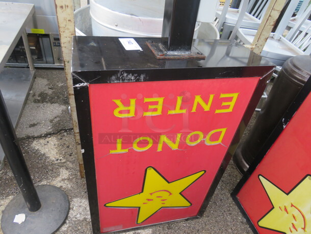 One Electric Sign. 24X10X50 - Image 2 of 2