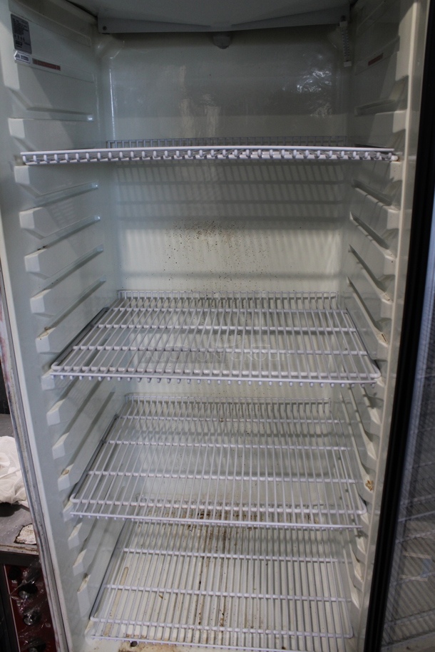 Turbo Air TGM-22R Metal Commercial Single Door Reach In Cooler Merchandiser w/ Poly Coated Racks. 115 Volts, 1 Phase. Tested and Powers On But Does Not Get Cold - Image 3 of 7