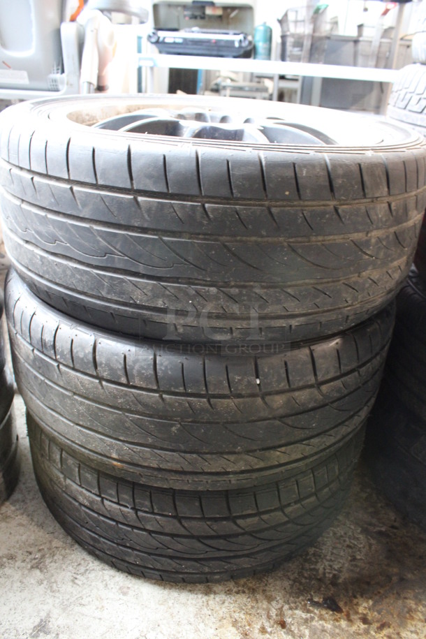 3 Tires on Rims Including Sumitomo HTR ZIII 225/45ZR17 94Y. ET35 42 Includes 24.5x9.5x24.5. 3 Times Your Bid! - Image 7 of 12