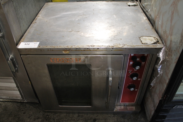 Blodgett Stainless Steel Commercial Electric Powered Half Size Convection Oven w/ View Through Door, Metal Oven Racks and Thermostatic Controls. 208-240 Volts, 1 Phase. - Image 1 of 5