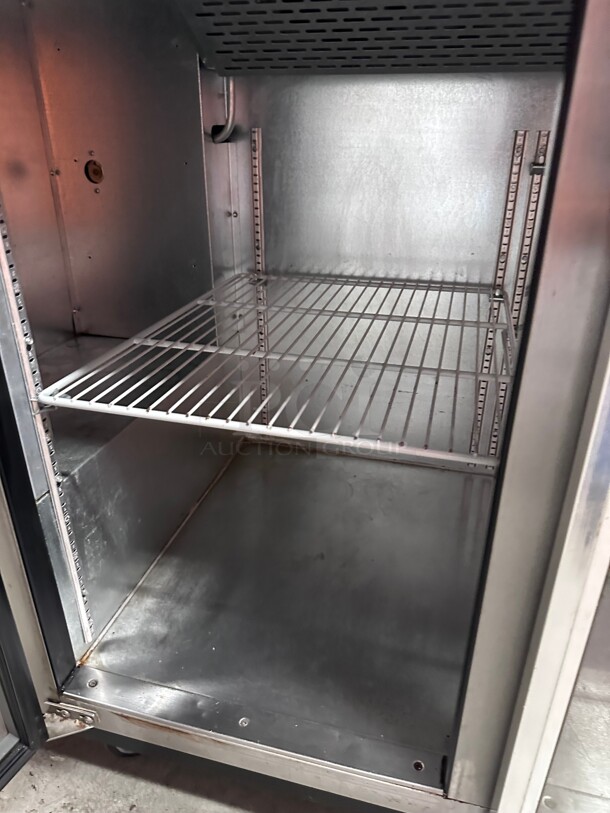 Working! Continental BBC50-SS-GD 50 inch Bar Refrigerator - (2) Swinging Glass Doors, Black, 115v NSF Tested and Working! - Image 11 of 12
