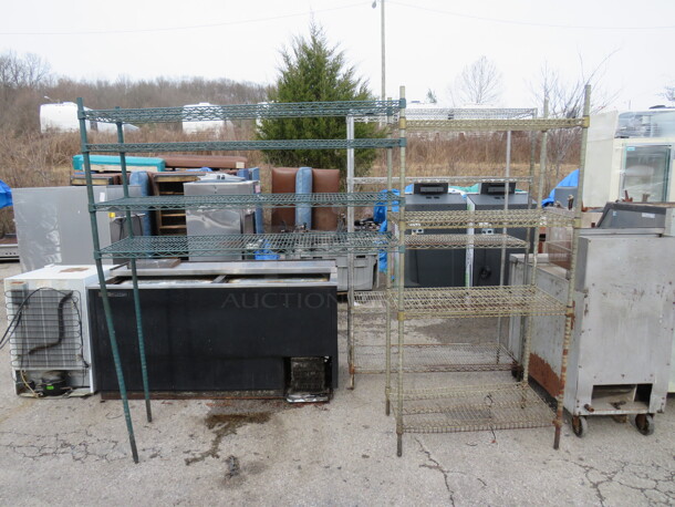 One Double Metro Shelf With 8 Shelves. 94X18X75 - Image 1 of 2