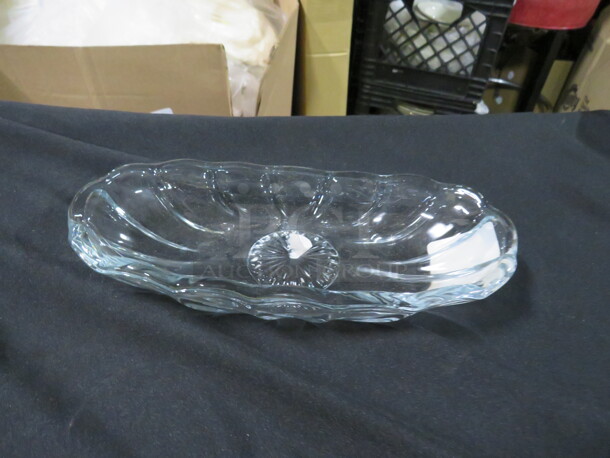 Banana Split Glass  Dish. 8XBID