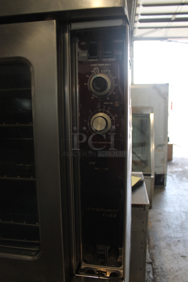 2 Southbend Marathon Gold Stainless Steel Commercial Natural Gas Powered Full Size Convection Ovens w/ View Through Doors, Metal Oven Racks and Thermostatic Controls. 2 Times Your Bid! - Image 5 of 11
