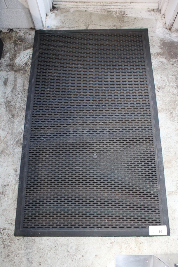 Black Floor Mat. 59x36