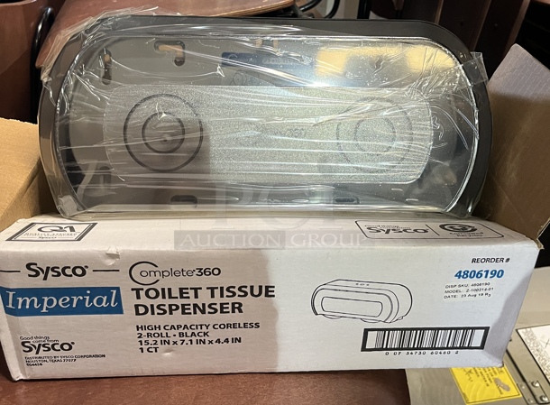 NEW IN BOX Toilet Tissue Dispenser, 2 x Bid - Image 2 of 2