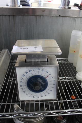 Edlund SR-25 Metal Countertop Food Portioning Scale. 