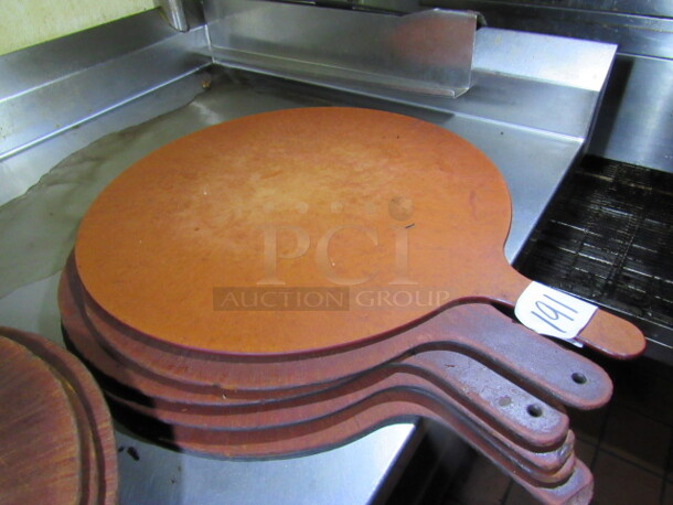 18 Inch Wooden Pizza Paddle Server. 8XBID.