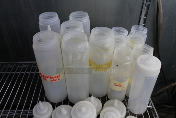 ALL ONE MONEY! Lot of Various Items Including Poly Condiment Bottles and Lids.  - Image 3 of 3